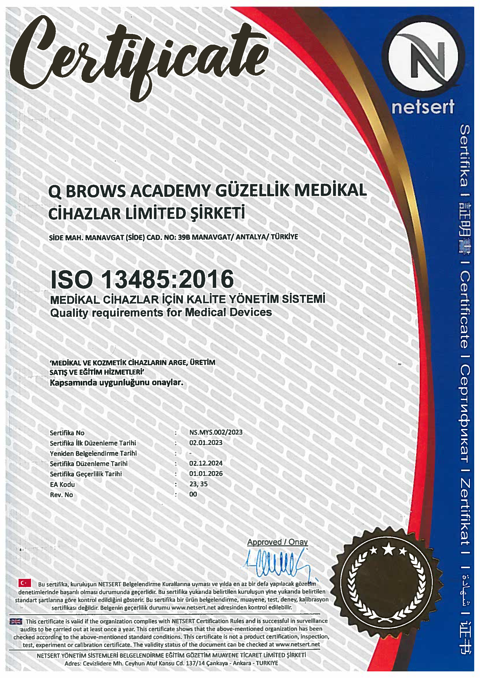 fusion plasma device certificate